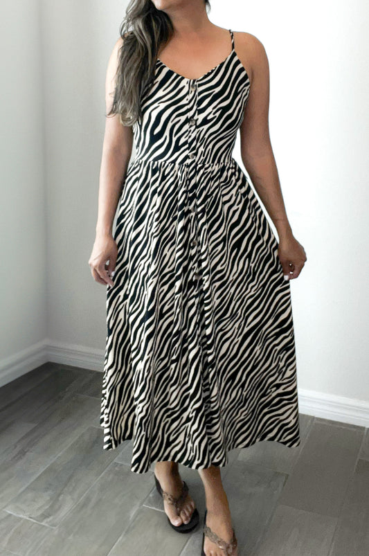 Safari Midi Dress