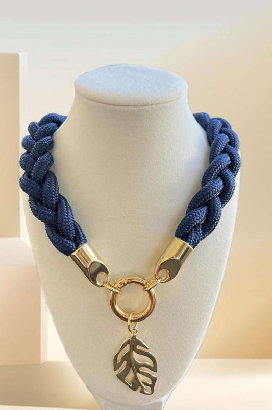 Ipire 3 in 1 Braided Necklace - Blue