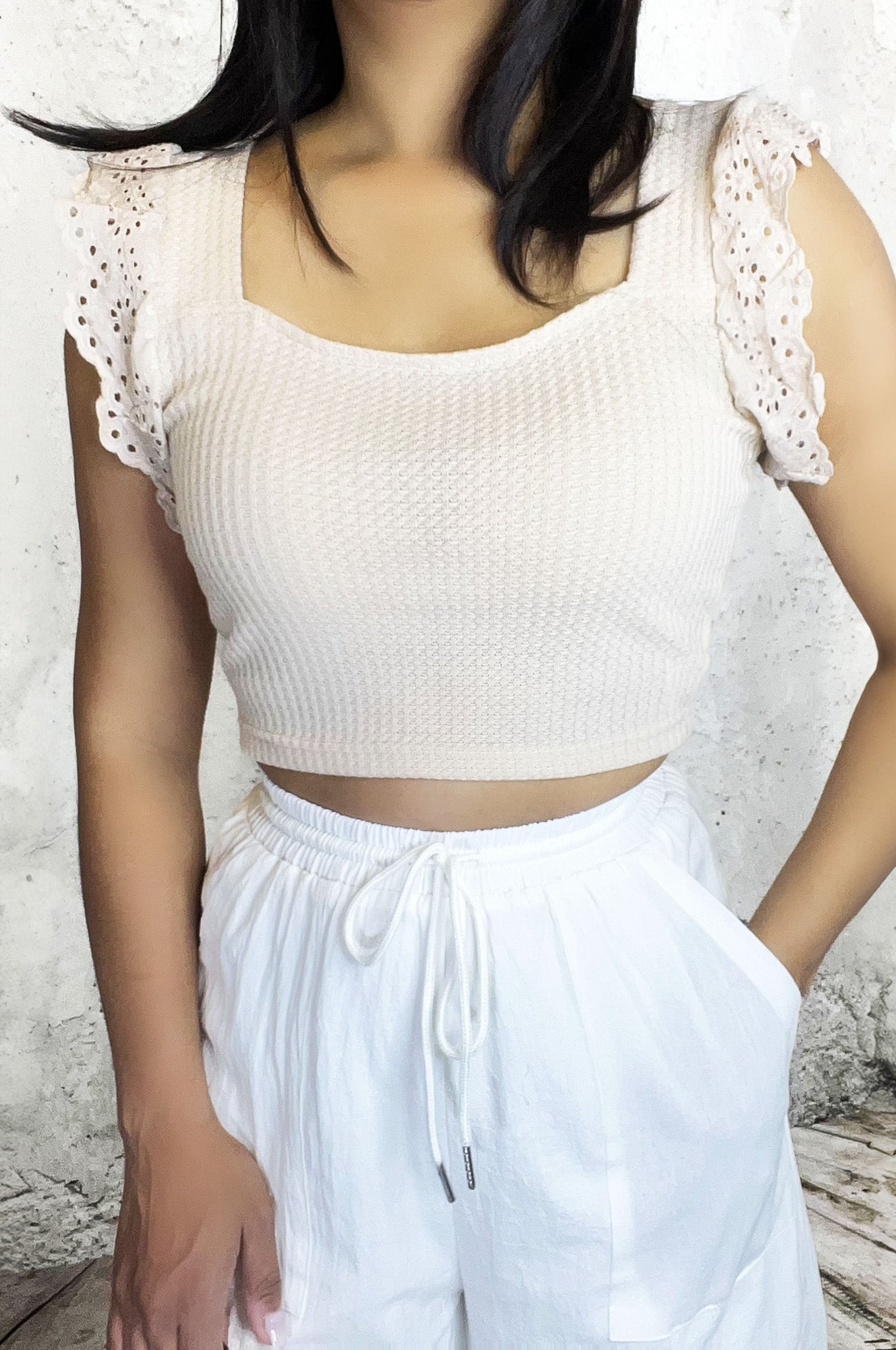 Amy Knitted Crop Top