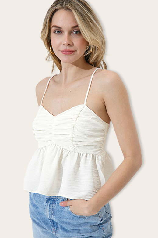 Dahlia Ruched Top