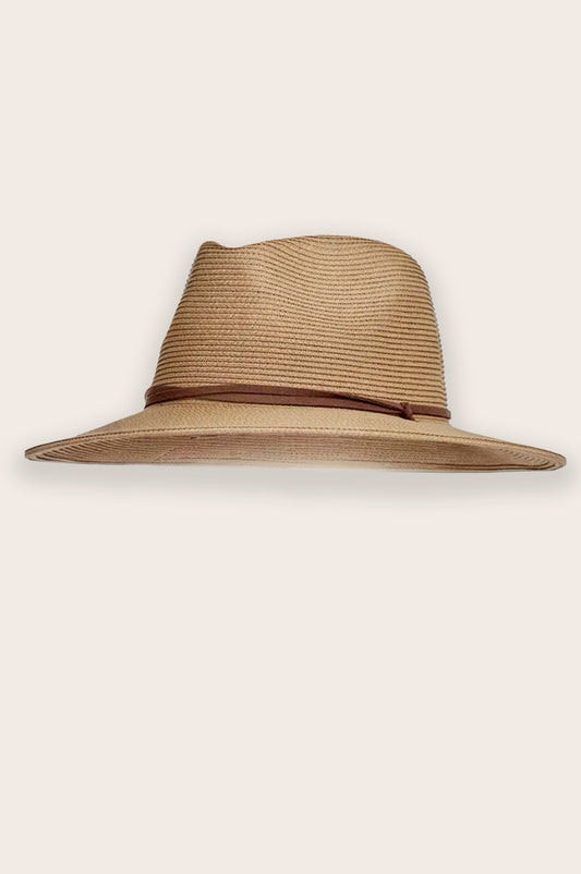 Havana Straw Sun Hat | Coffee
