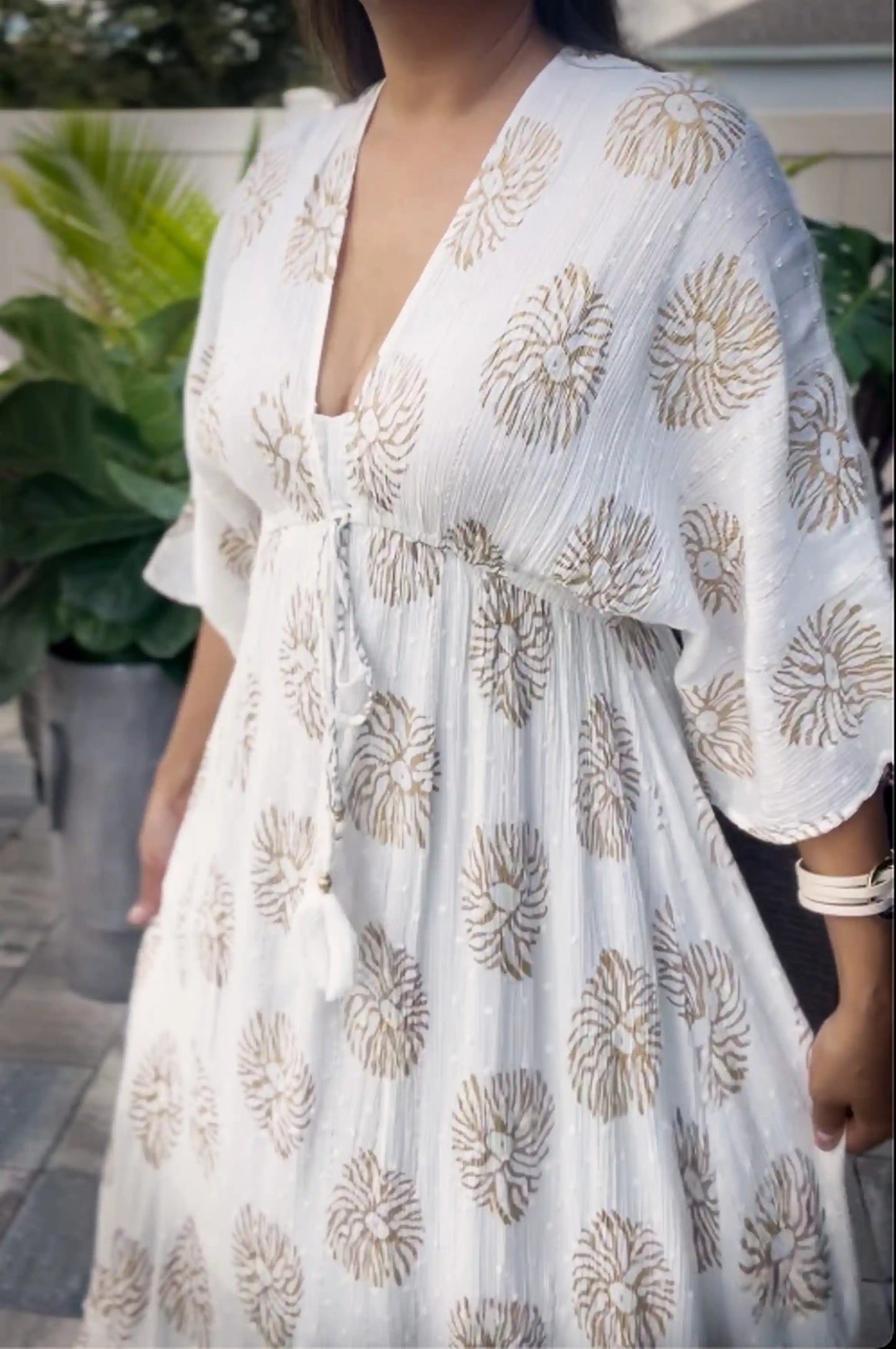 Indy White Bohemian Dress