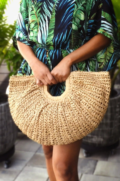 Lyla Summer Beach Straw Handbag